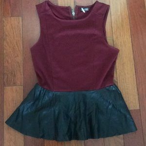 Peplum top
